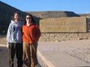 Jay & Val in front of the Carlsbad Caverns sign